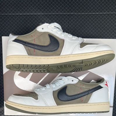 Travis Scott × Nike Air Jordan 1 Low OG SP "Reverse Olive"