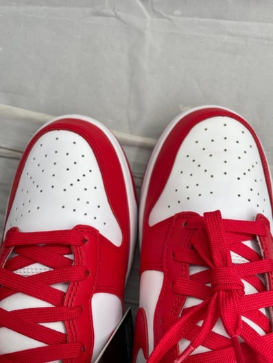 Nike Dunk High "Championship White and Red"