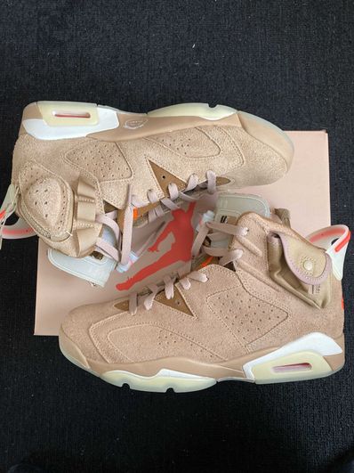 Travis Scott × Nike Air Jordan 6 "British Khaki"