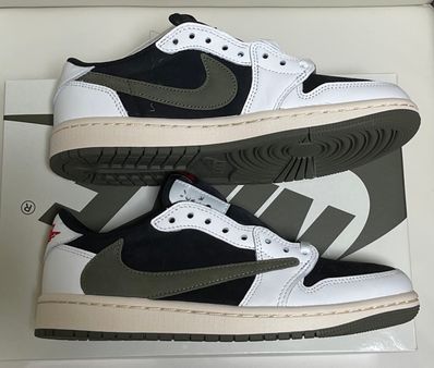 Travis Scott × Nike Women's Air Jordan 1 Low OG "Medium Olive"