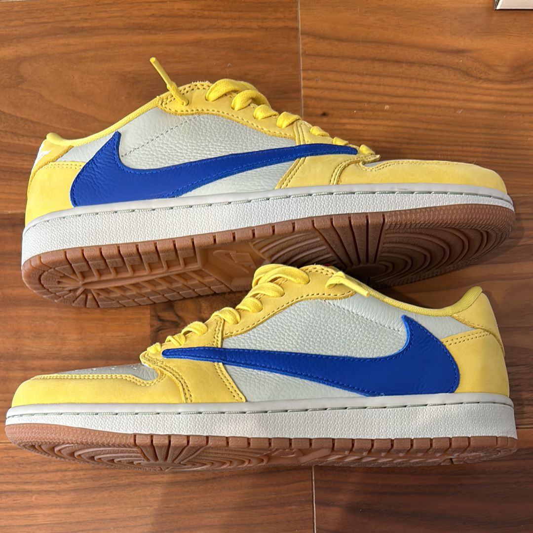Travis Scott × Nike Women's Air Jordan 1 Retro Low OG "Canary"
