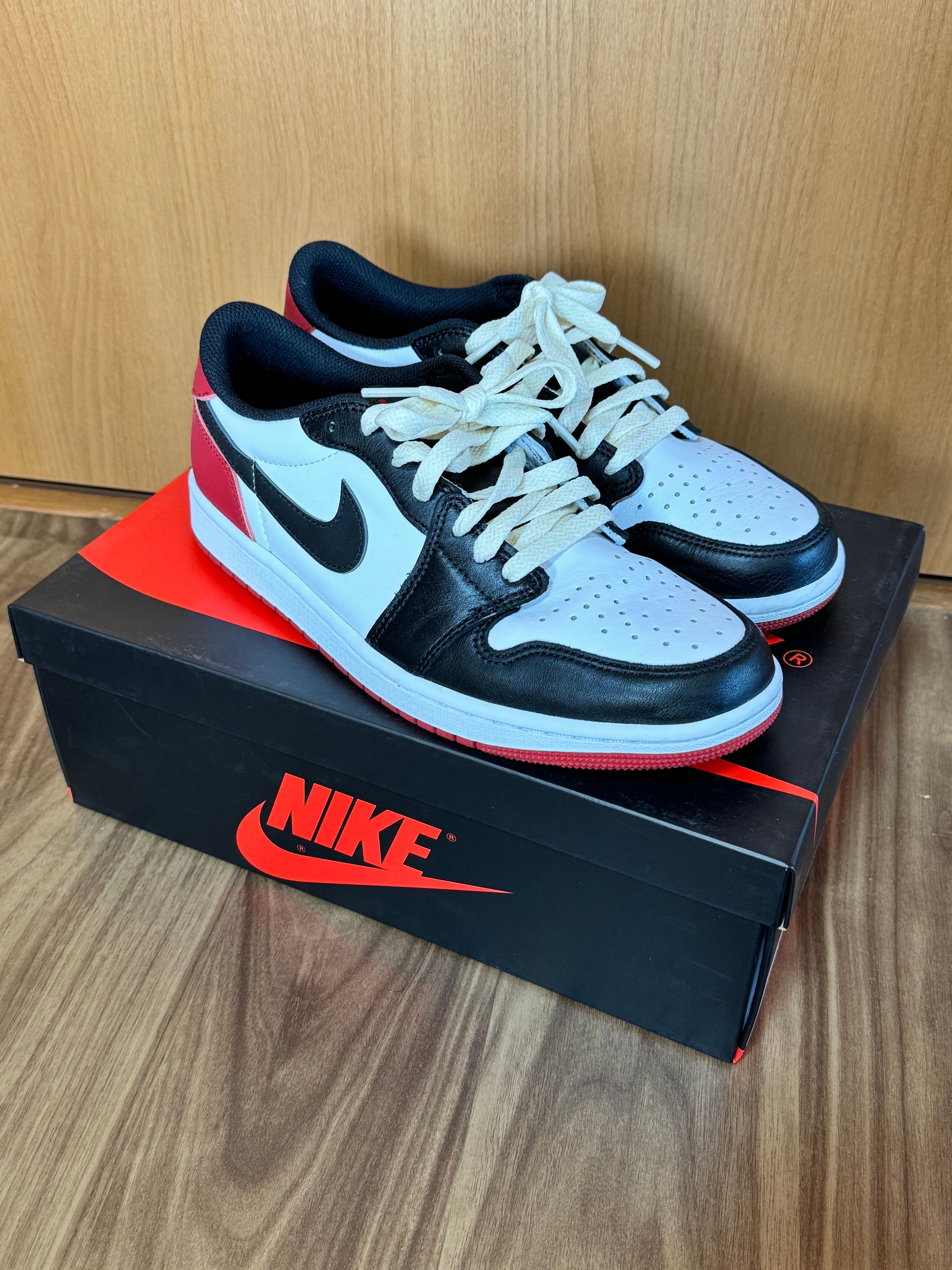 Nike Air Jordan 1 Retro Low OG "Black Toe"