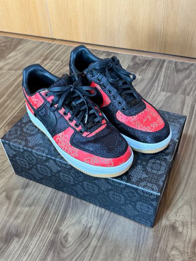 Fragment × CLOT × Nike Air Force 1 Low "Black"