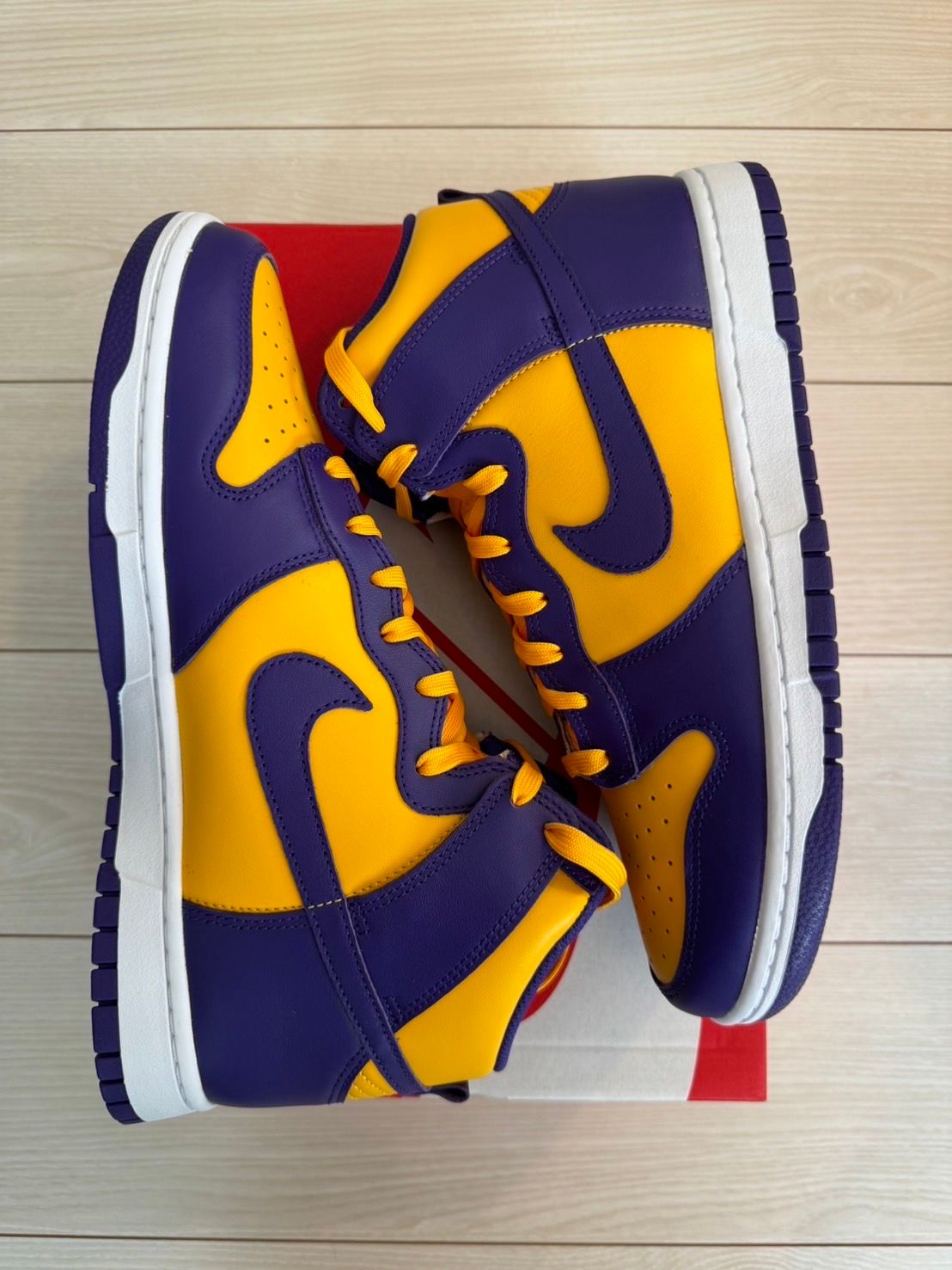 Nike Dunk High Retro "Lakers"