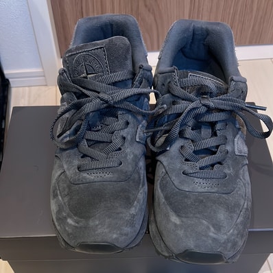 Stone Island × New Balance 574 Legacy Ghost "Dark Grey"