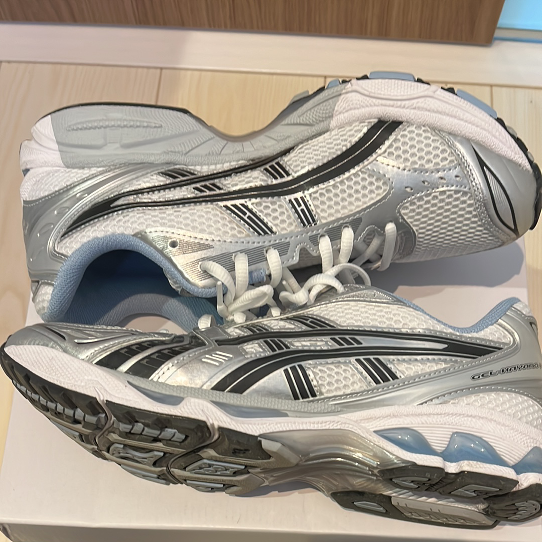 JJJJound × Asics Gel-Kayano 14 "White/Black/Blue"