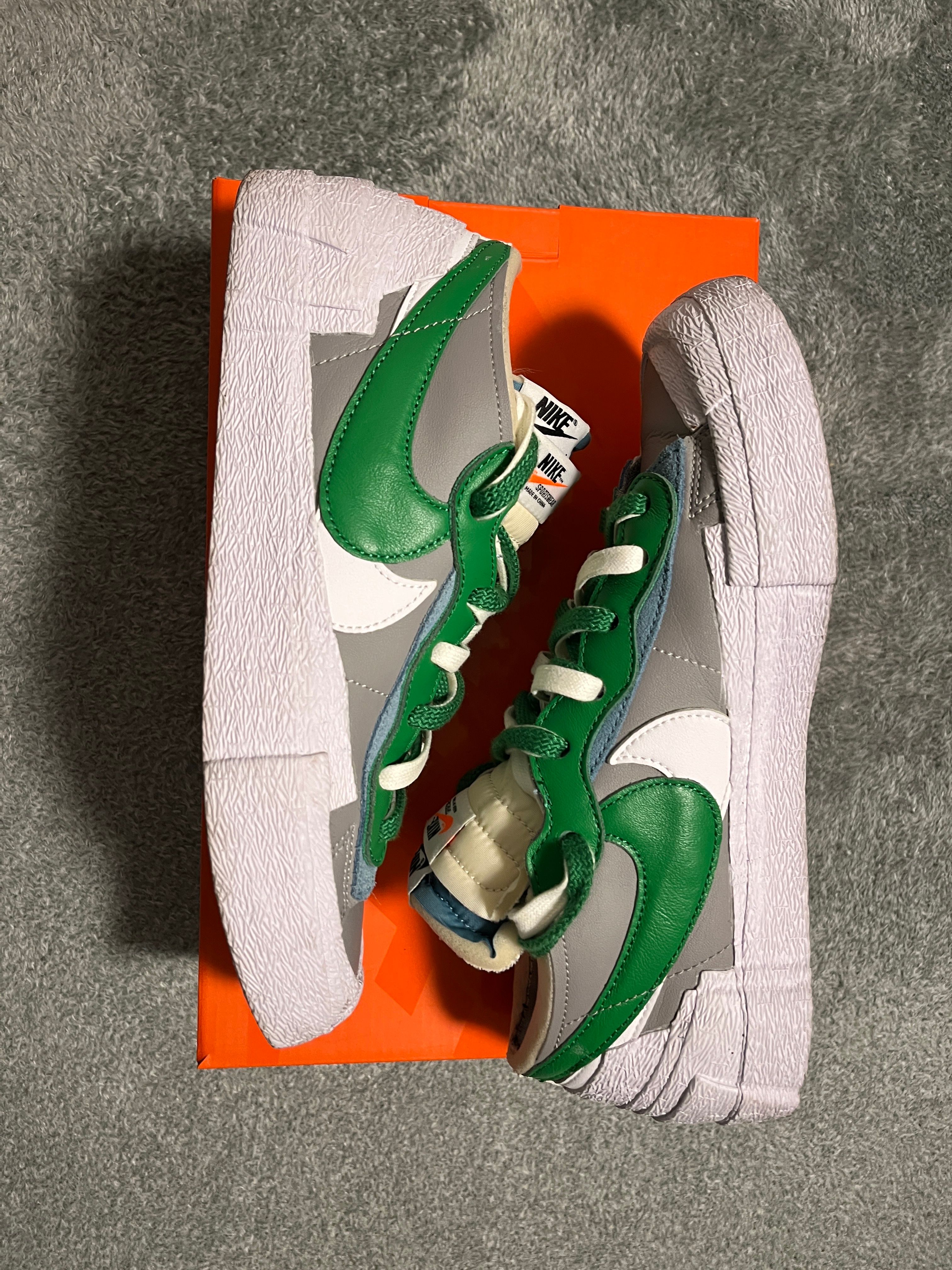 sacai × Nike Blazer Low "Classic Green"