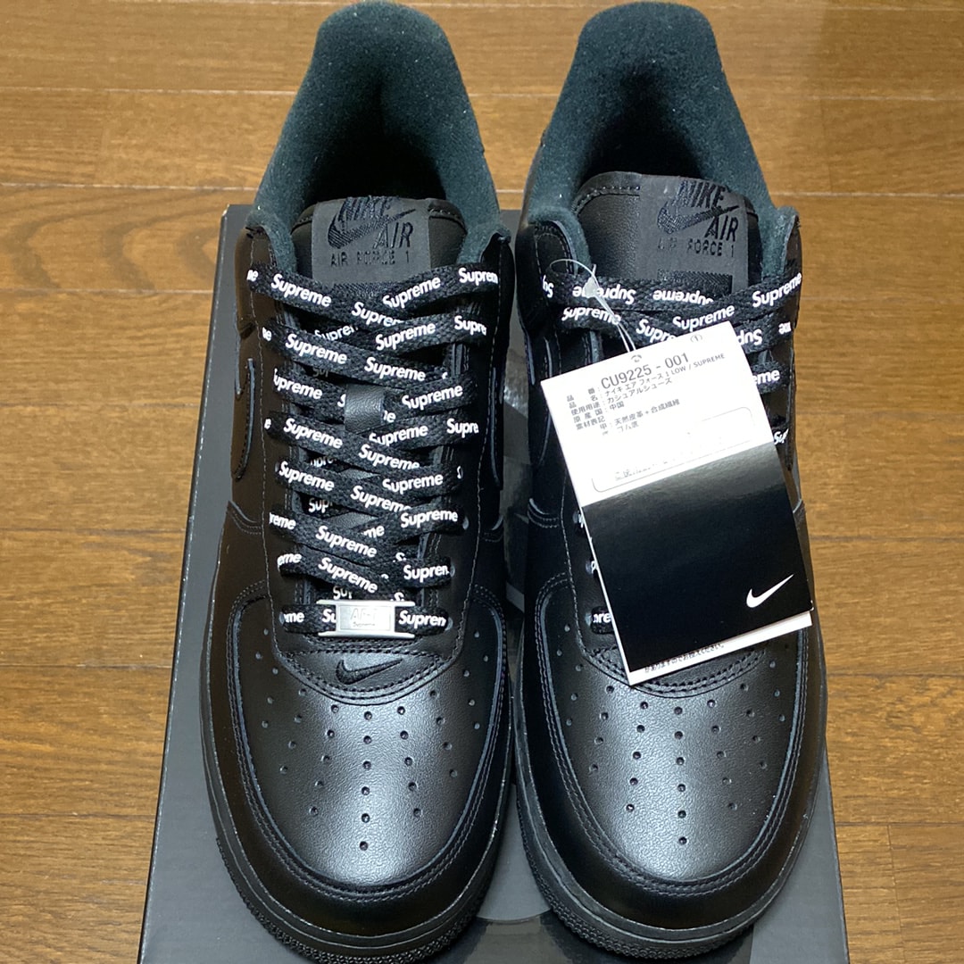 Supreme × Nike Air Force 1 Low "Black"
