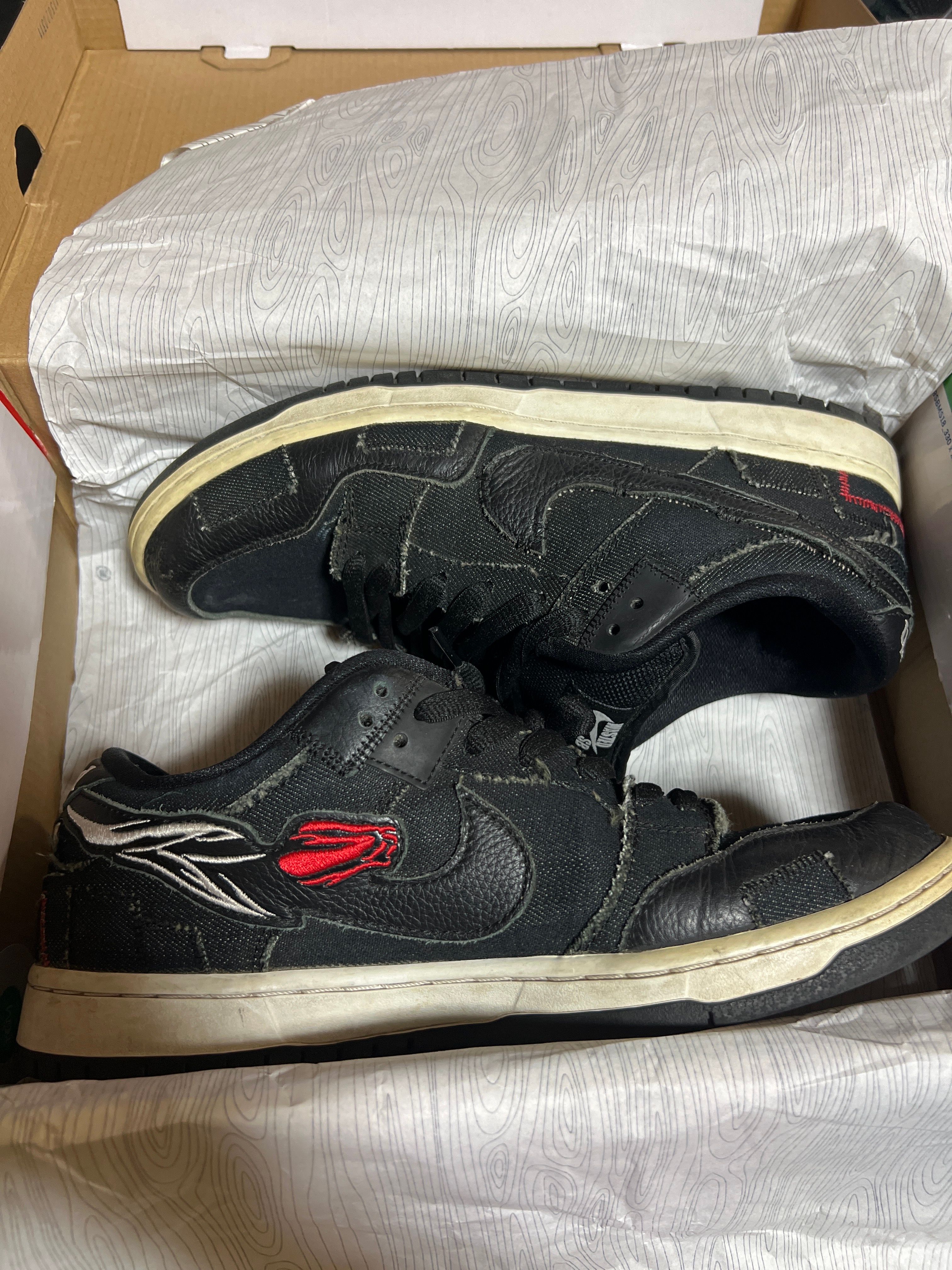 Wasted Youth × Nike SB Dunk Low "Black Denim" / VERDY