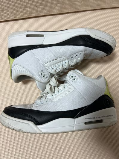 Fragment × Nike Air Jordan 3 "White/Black"