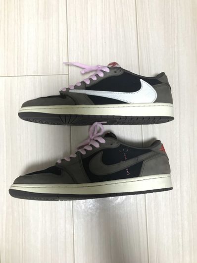 Travis Scott × Nike Air Jordan 1 Low OG SP-T "Black/Dark Mocha"
