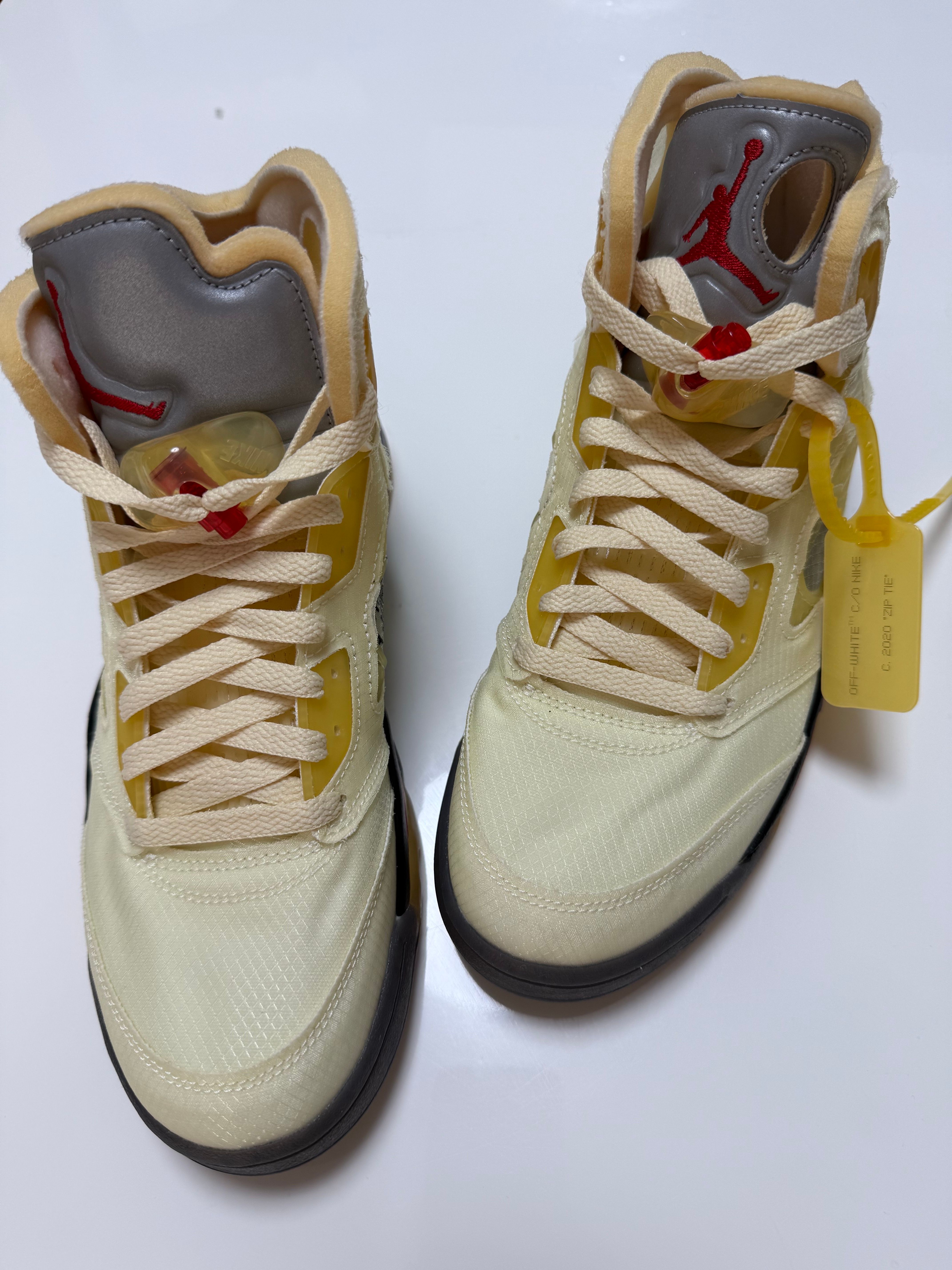 Off-White × Nike Air Jordan 5 "Sail"