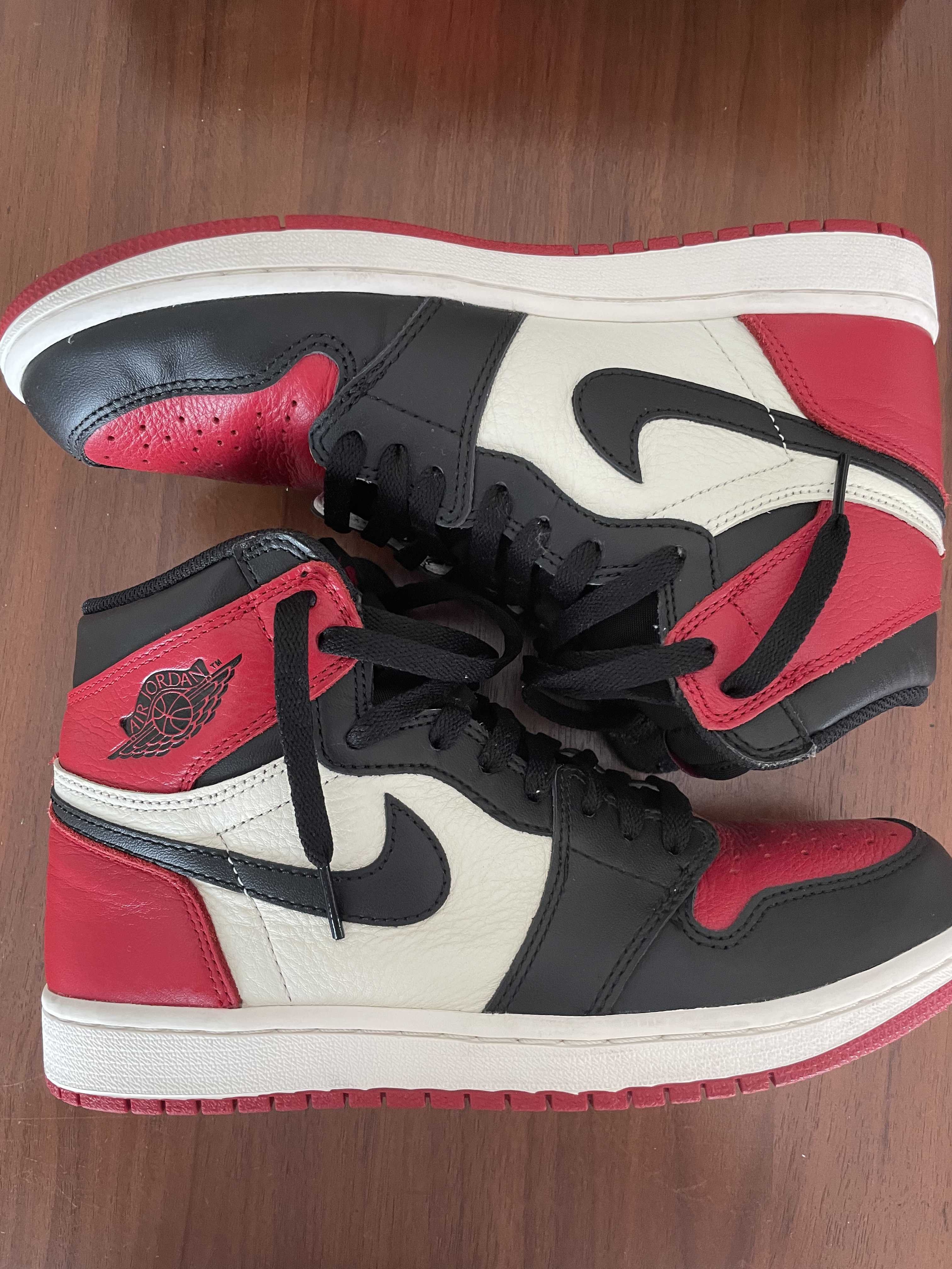 Nike Air Jordan 1 Retro High OG "Bred Toe"