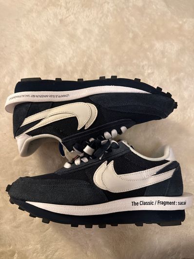 Fragment × sacai × Nike LD Waffle "Blackended Blue"
