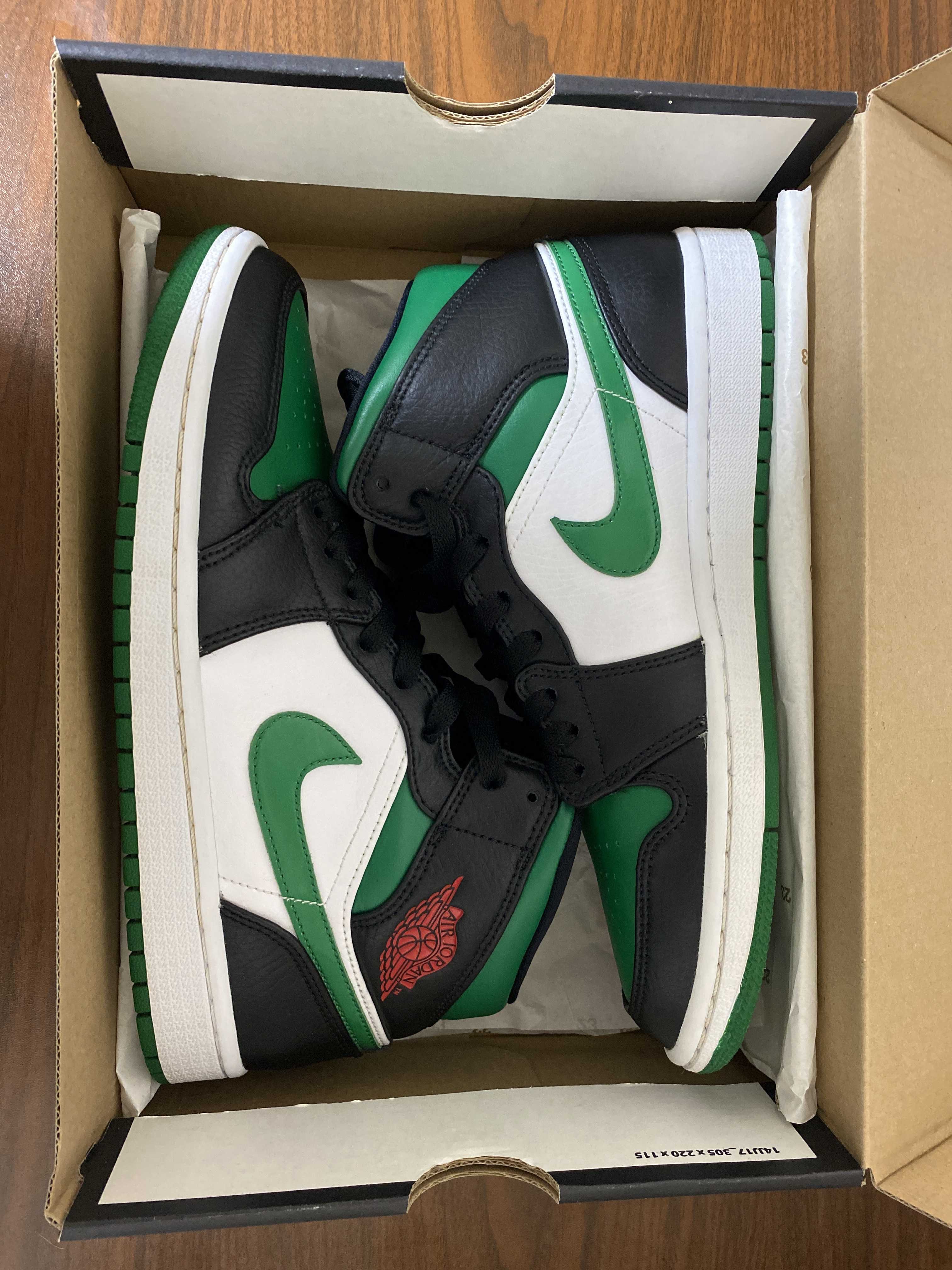 NIKE AIR JORDAN 1 MID "PINE GREEN"