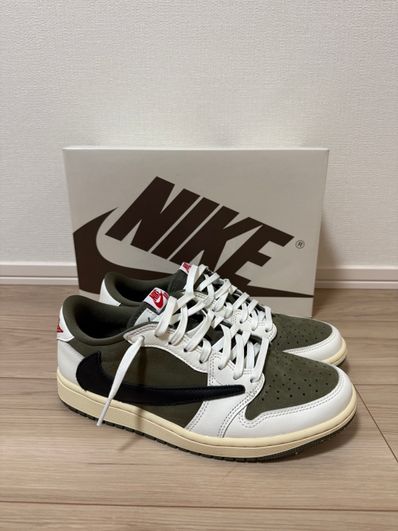 Travis Scott × Nike Air Jordan 1 Low OG SP "Reverse Olive"