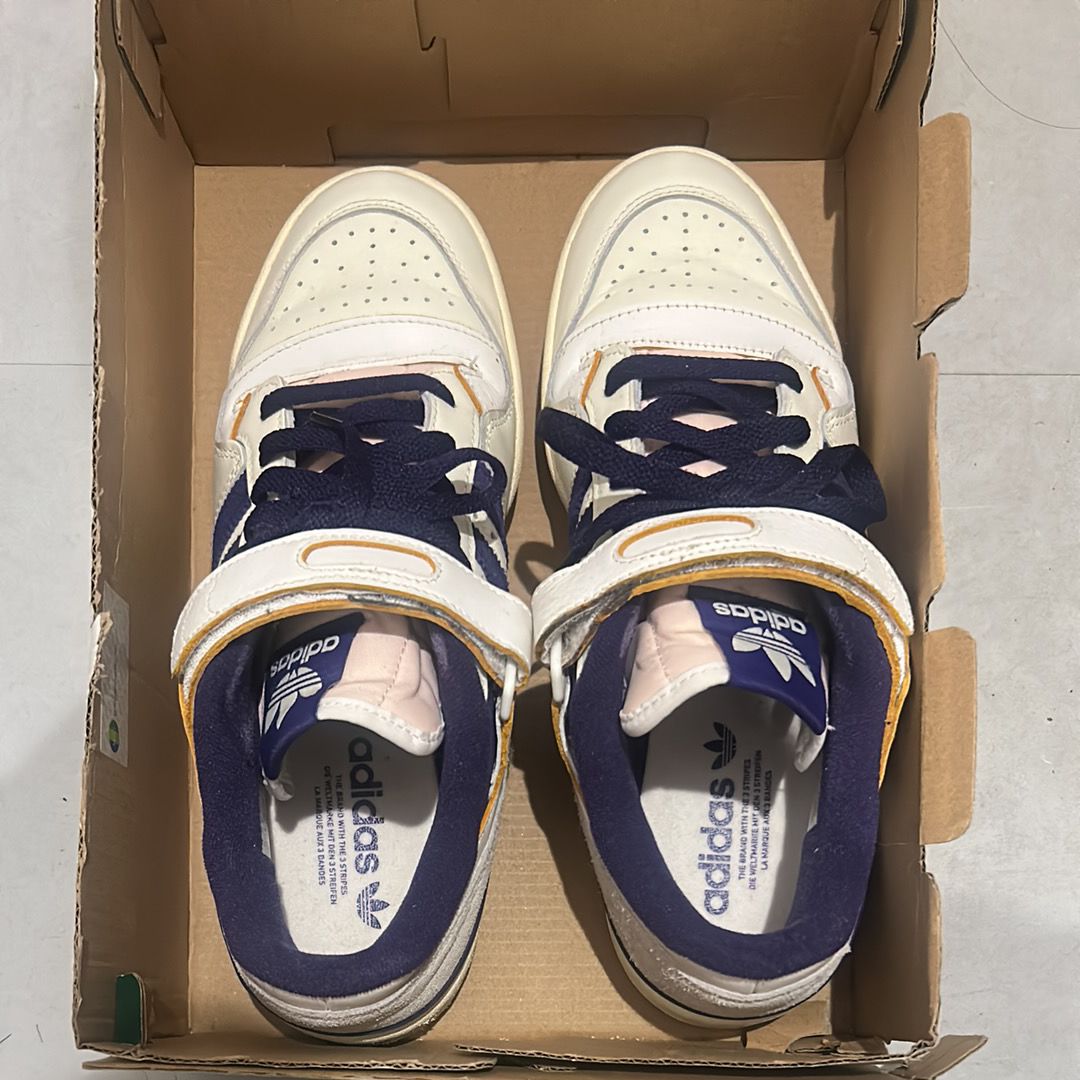 adidas Forum 84 Low "Off White/College Purple/Cream White"