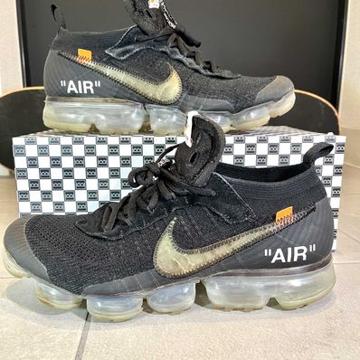 Off-White × Nike Air Vapormax "Black/Total Orange/Clear"