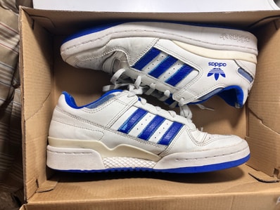 adidas Forum Low CL "Core White/Team Royal Blue"