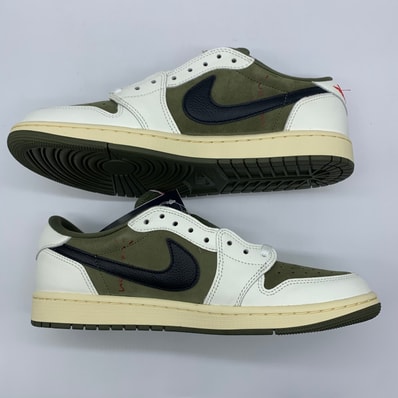 Travis Scott × Nike Air Jordan 1 Low OG SP "Reverse Olive"