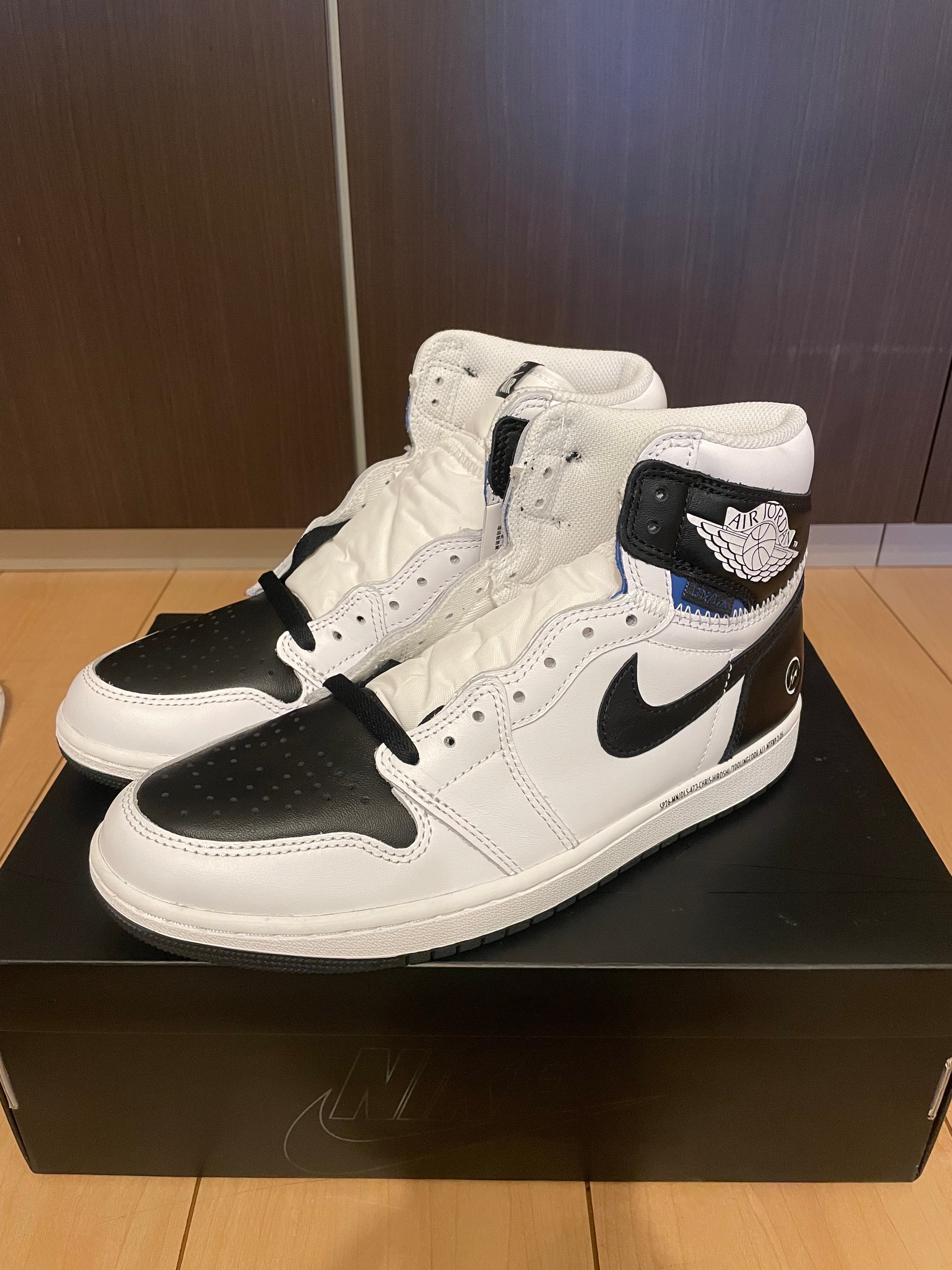 fragment design × UNION × Nike Air Jordan 1 Retro High OG "Black/White"