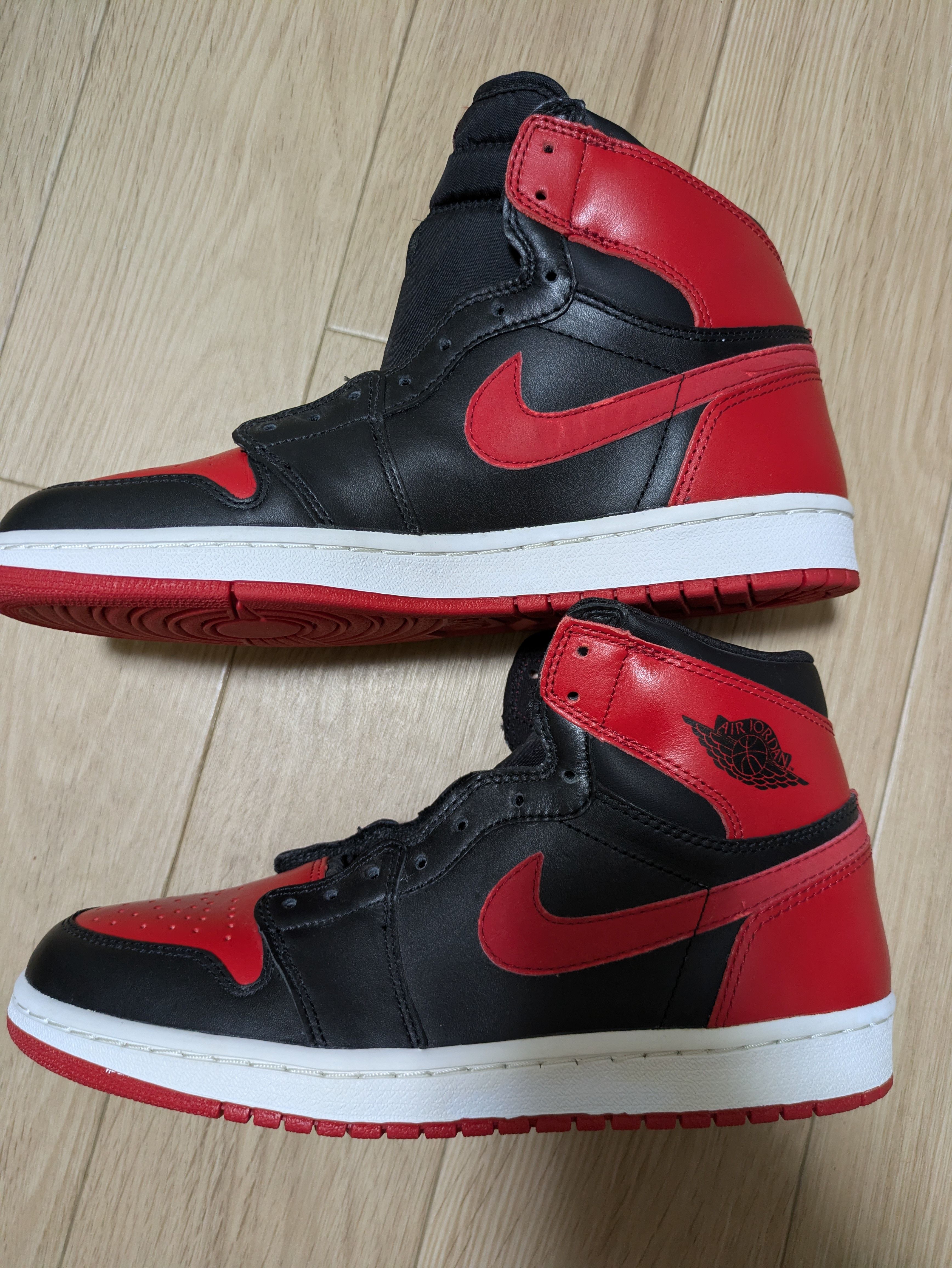 Nike Air Jordan 1 Retro High "Black Varsity Red/Bred"(2001)