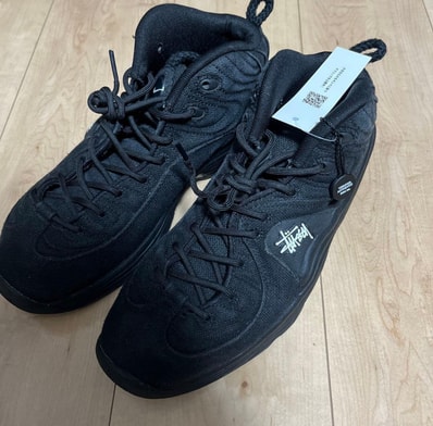 Stussy × Nike Air Penny 2 "Black"