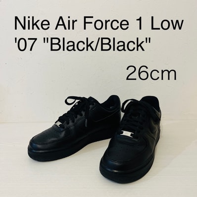 Nike Air Force 1 Low '07 "Black/Black"