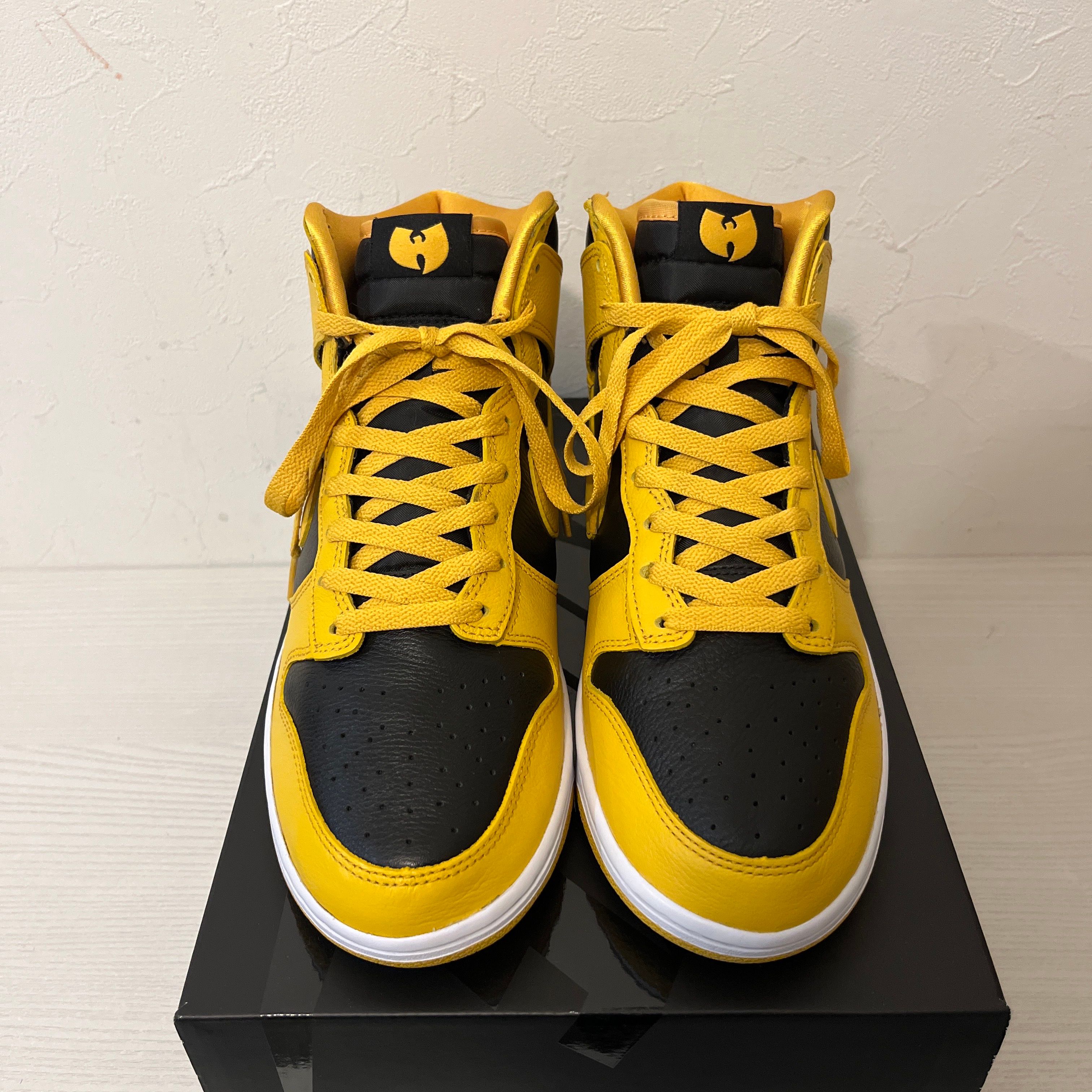 Wu-Tang Clan × Nike Dunk High Retro PRM "Black and Pollen"