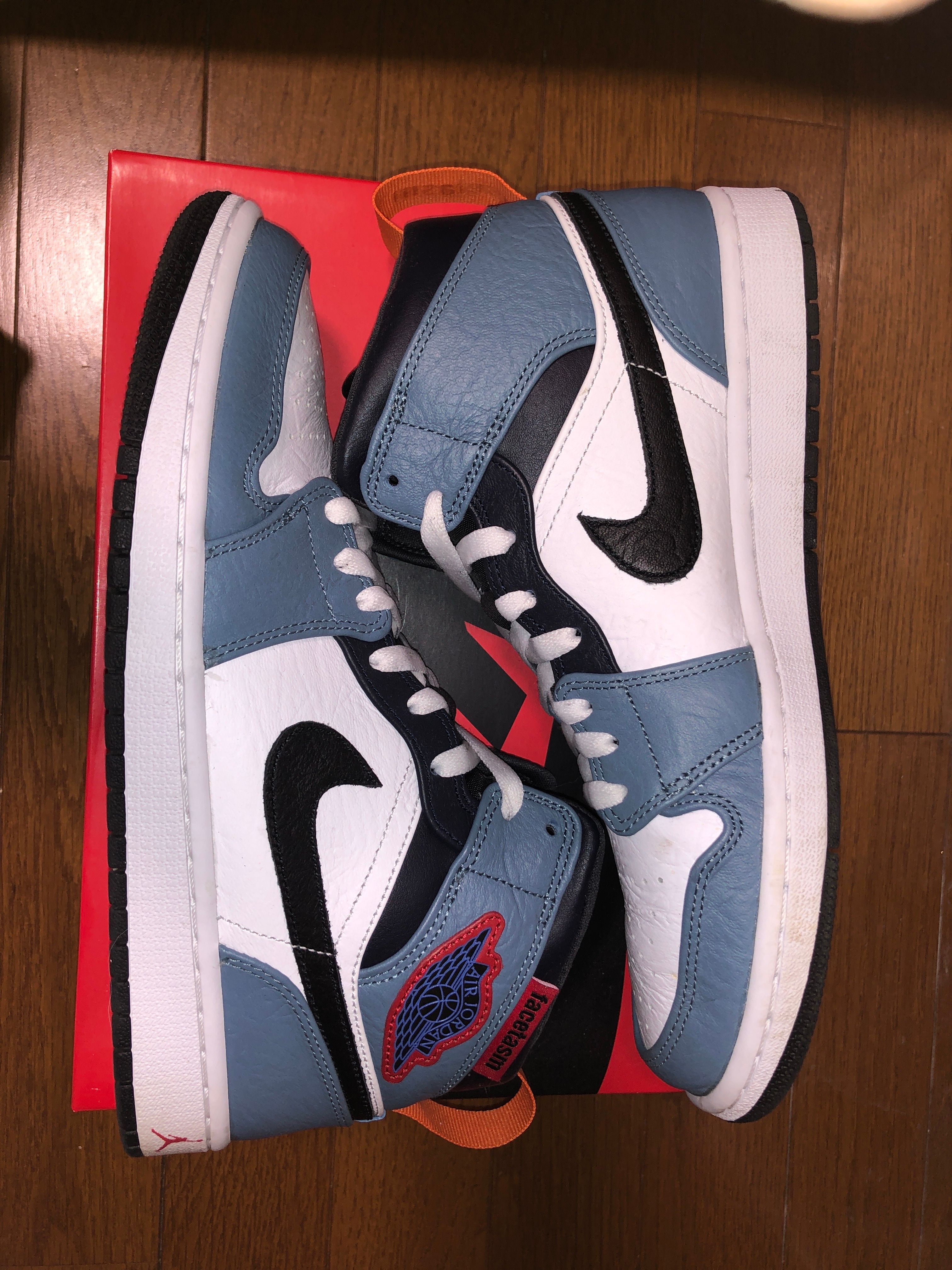 FACETASM × Nike Air Jordan 1 Mid "White/Navy"