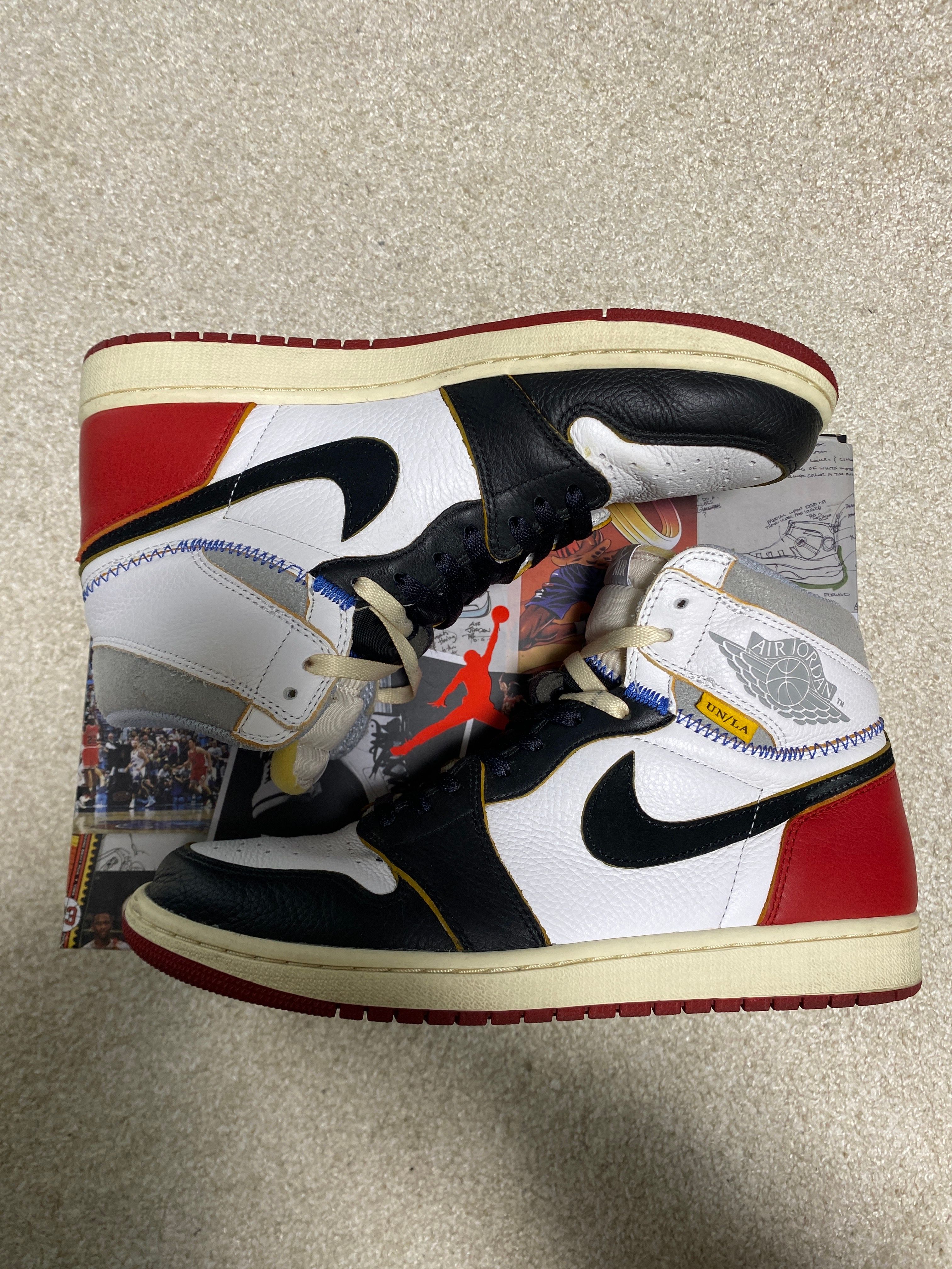 UNION × Nike Air Jordan 1 Retro High OG NRG "Varsity Red/Wolf Grey"