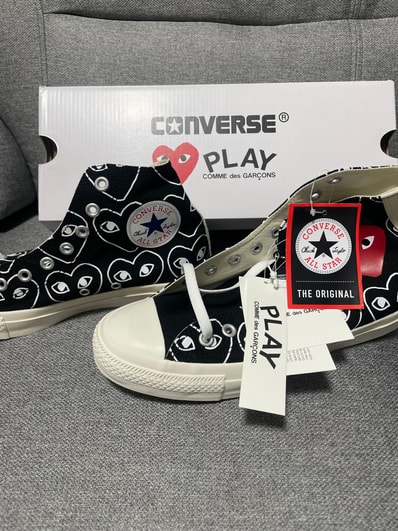 PLAY COMME des GARCONS × Converse Chuck Taylor Hi "Black"