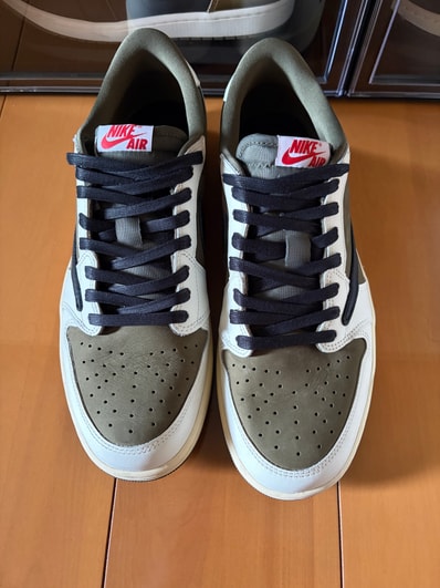 Travis Scott × Nike Air Jordan 1 Low OG SP "Reverse Olive"