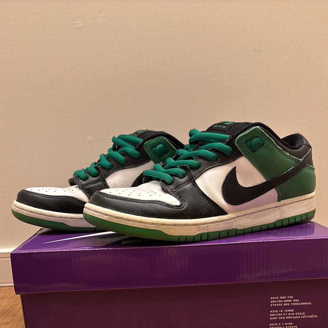 Nike SB Dunk Low Pro "Black and Classic Green"