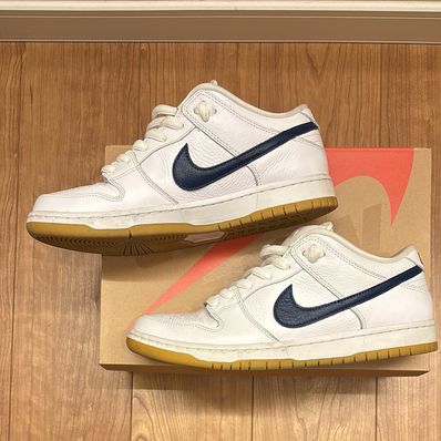 Nike SB Dunk Low "Orange Label White Navy"