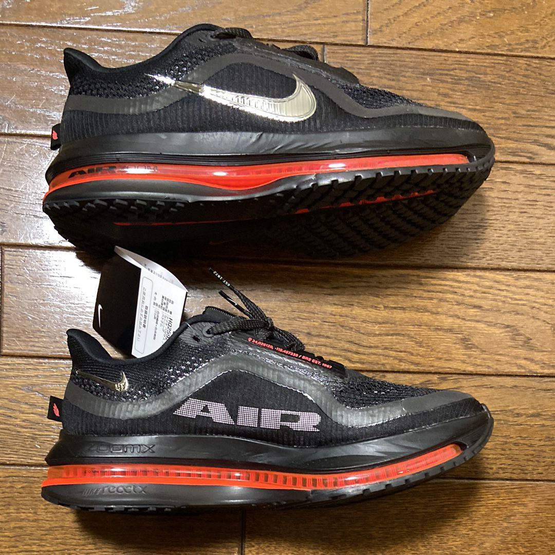 Nike Pegasus PRM "Black/Bright Crimson"