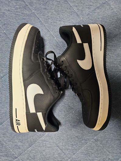 Supreme × COMME des GARCONS SHIRT × Nike Air Force 1 Low "Black/White" (2018)