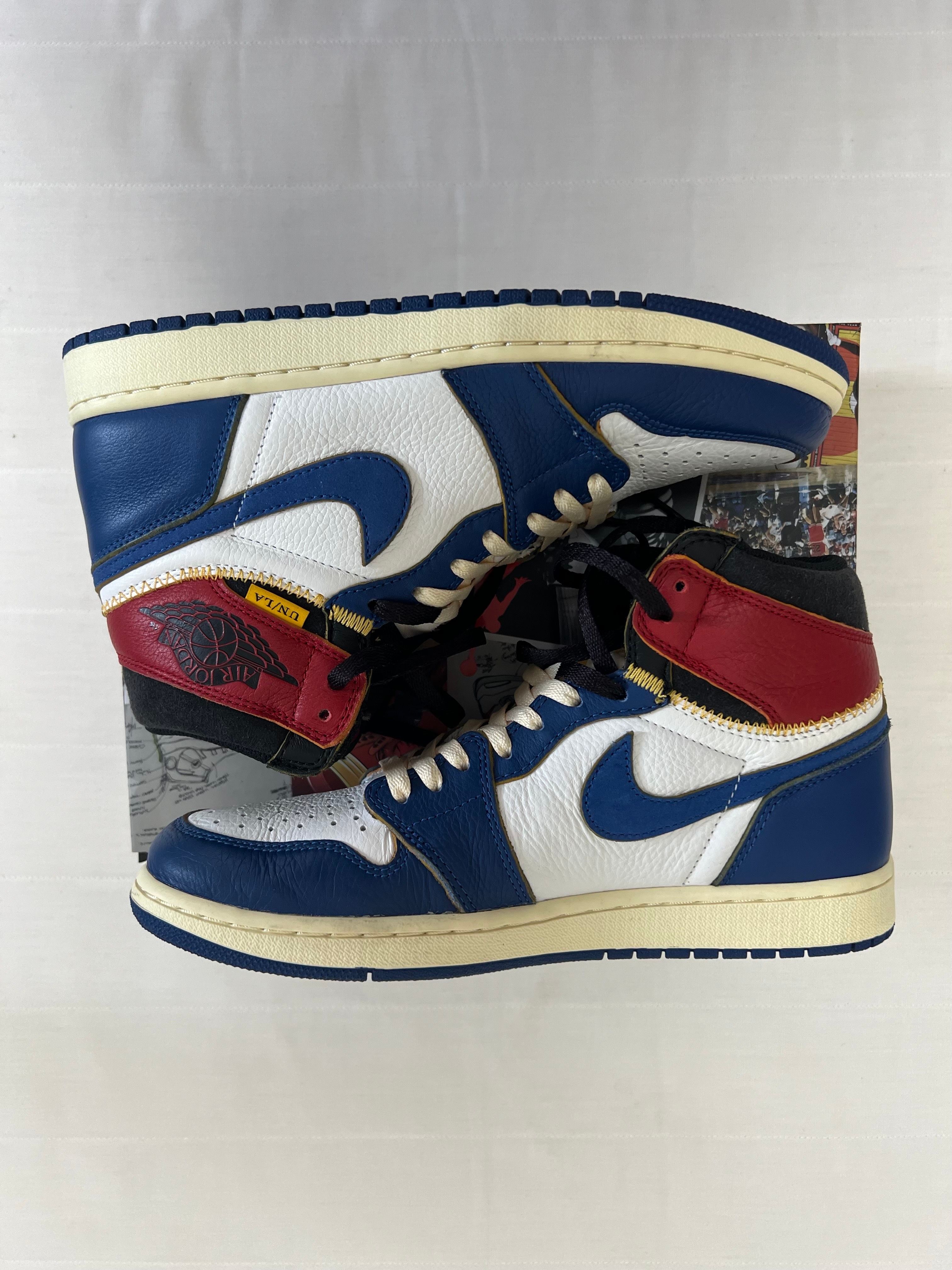 Union × Nike Air Jordan 1 Retro High OG NRG "Storm Blue/Varsity Red"