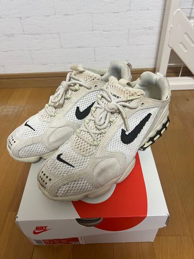 Stussy × Nike Air Zoom Spiridon CG 2 "Fossil/Black"