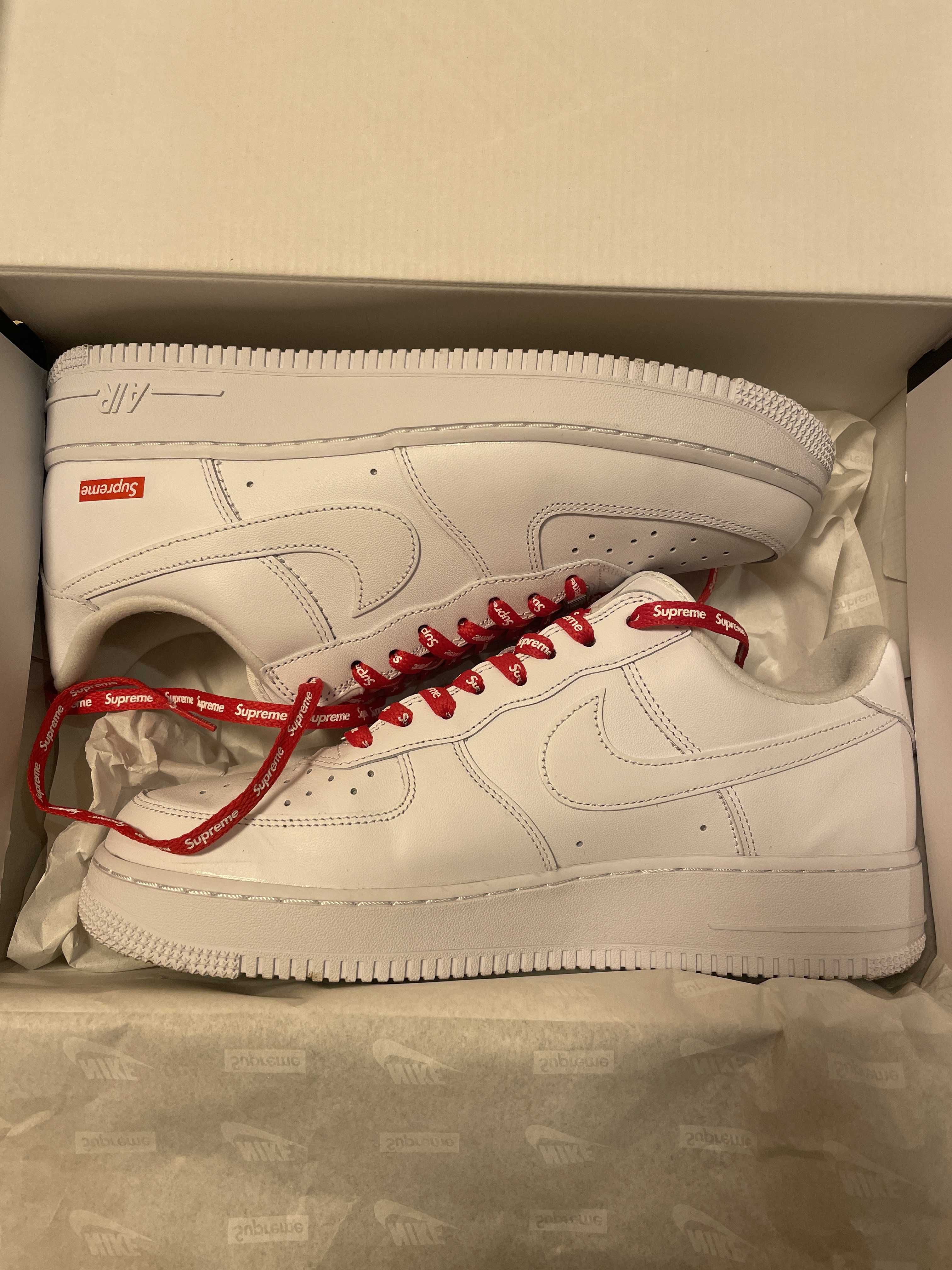 Supreme × Nike Air Force 1 Low "White"