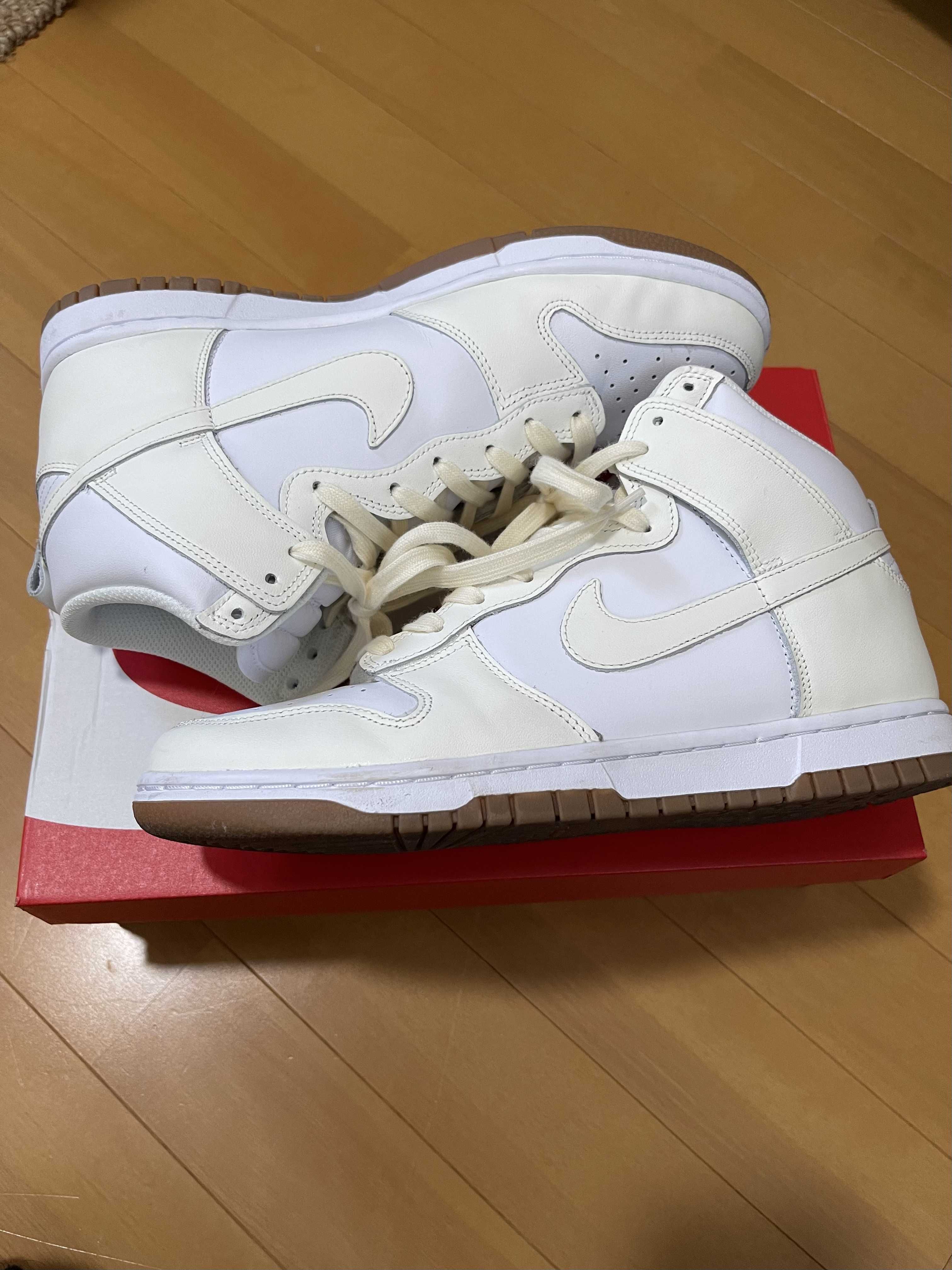 Nike Women's Dunk High "Sail/White-Gum"