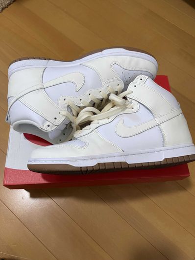 Nike Women's Dunk High "Sail/White-Gum"