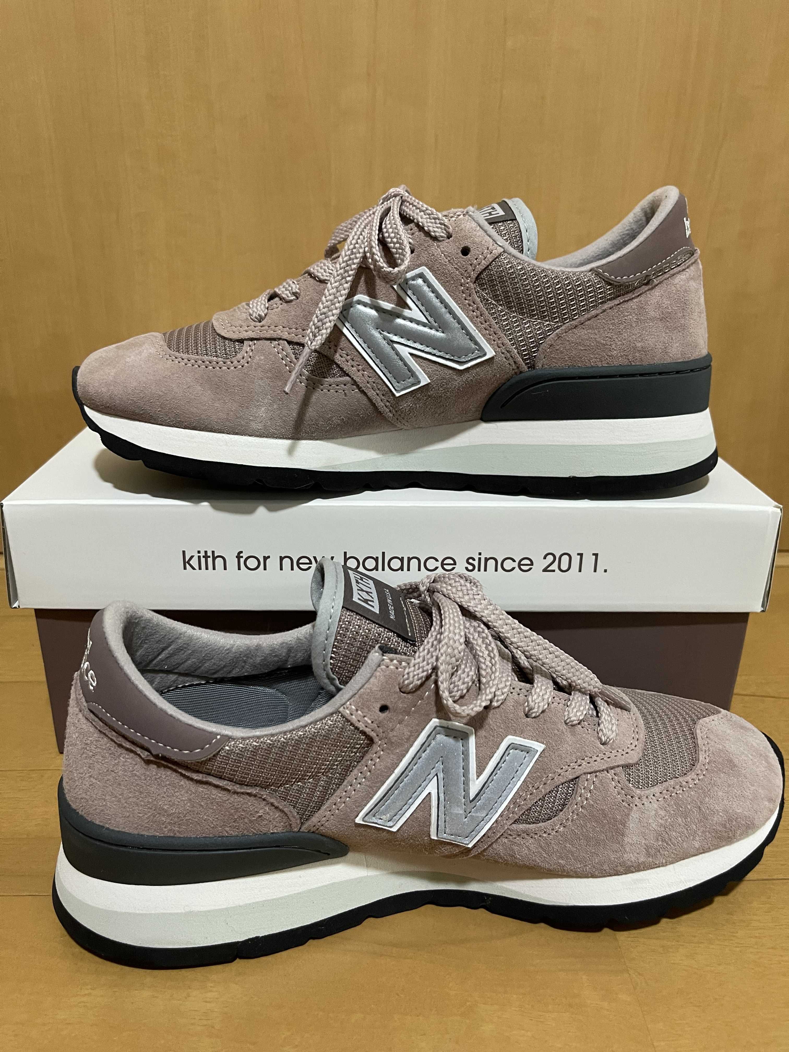 KITH × New Balance 990V1 "Dusty Rose"