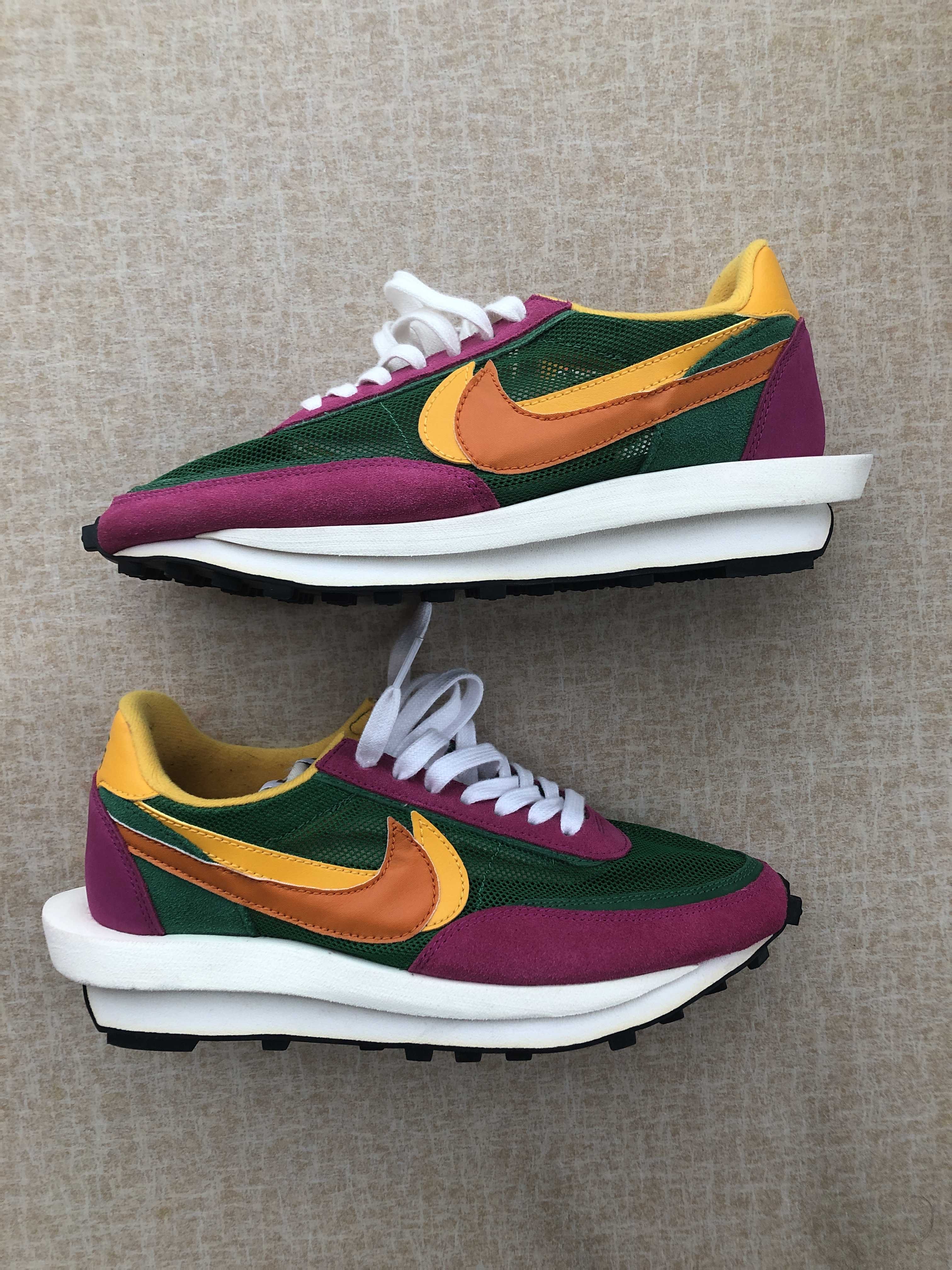 sacai × NIKE LDV WAFFLE "PINE GREEN"