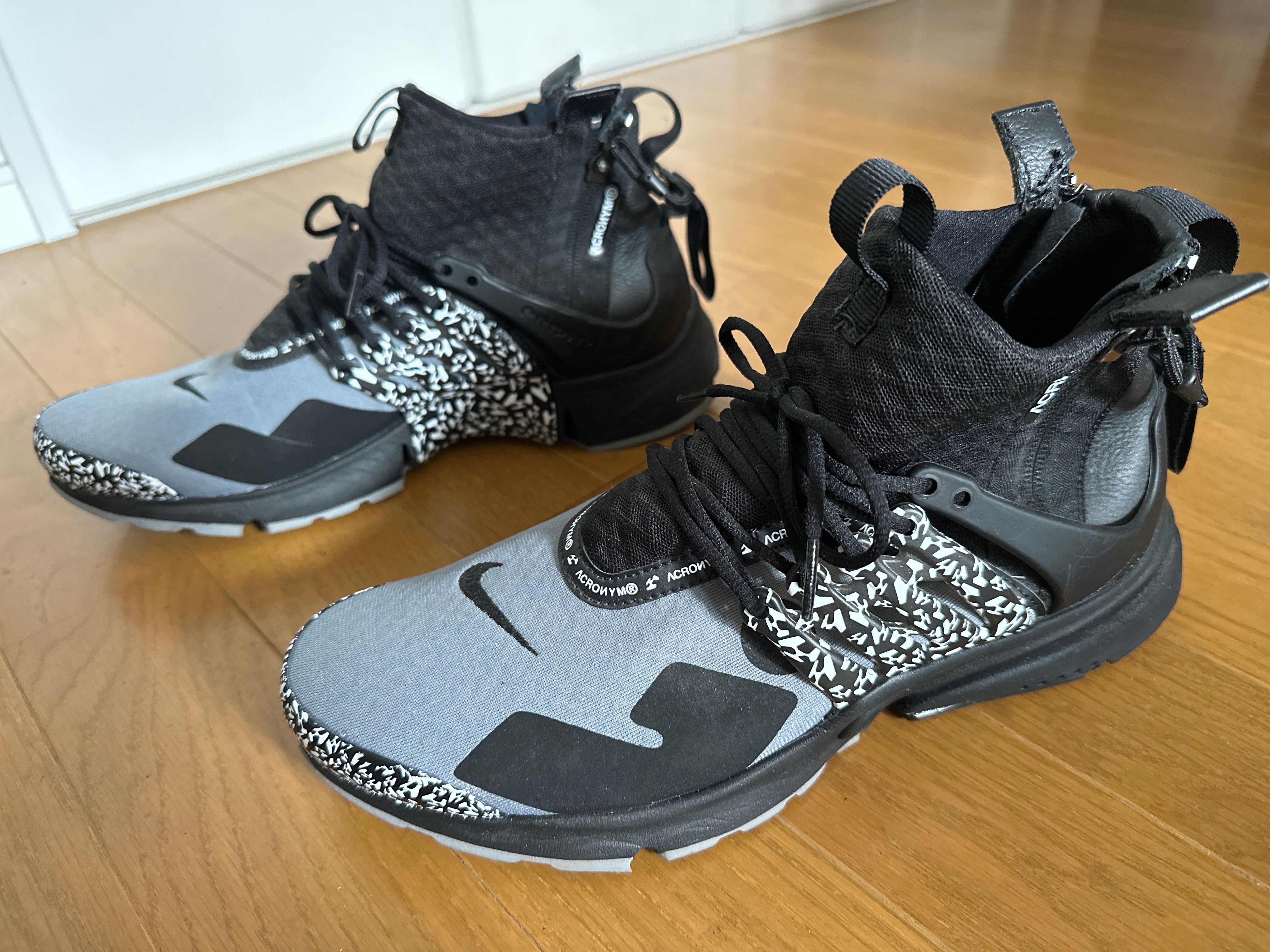 ACRONYM × Nike Air Presto Mid "Cool Grey/Black"