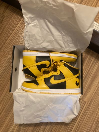 Wu-Tang Clan × Nike Dunk High Retro PRM "Black and Pollen"