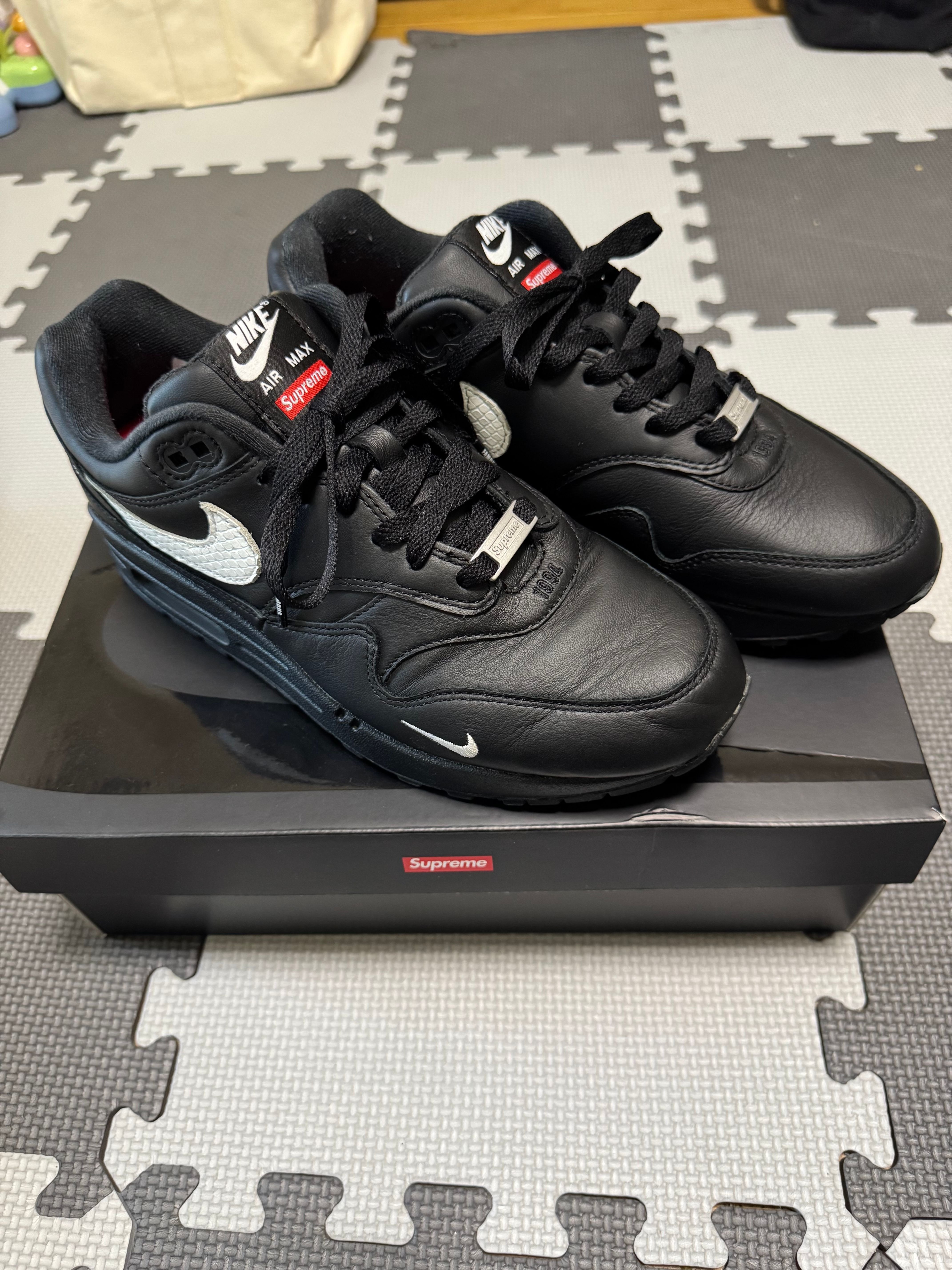 Supreme × Nike Air Max 1 '87 SP "Black" (25SS Week4)
