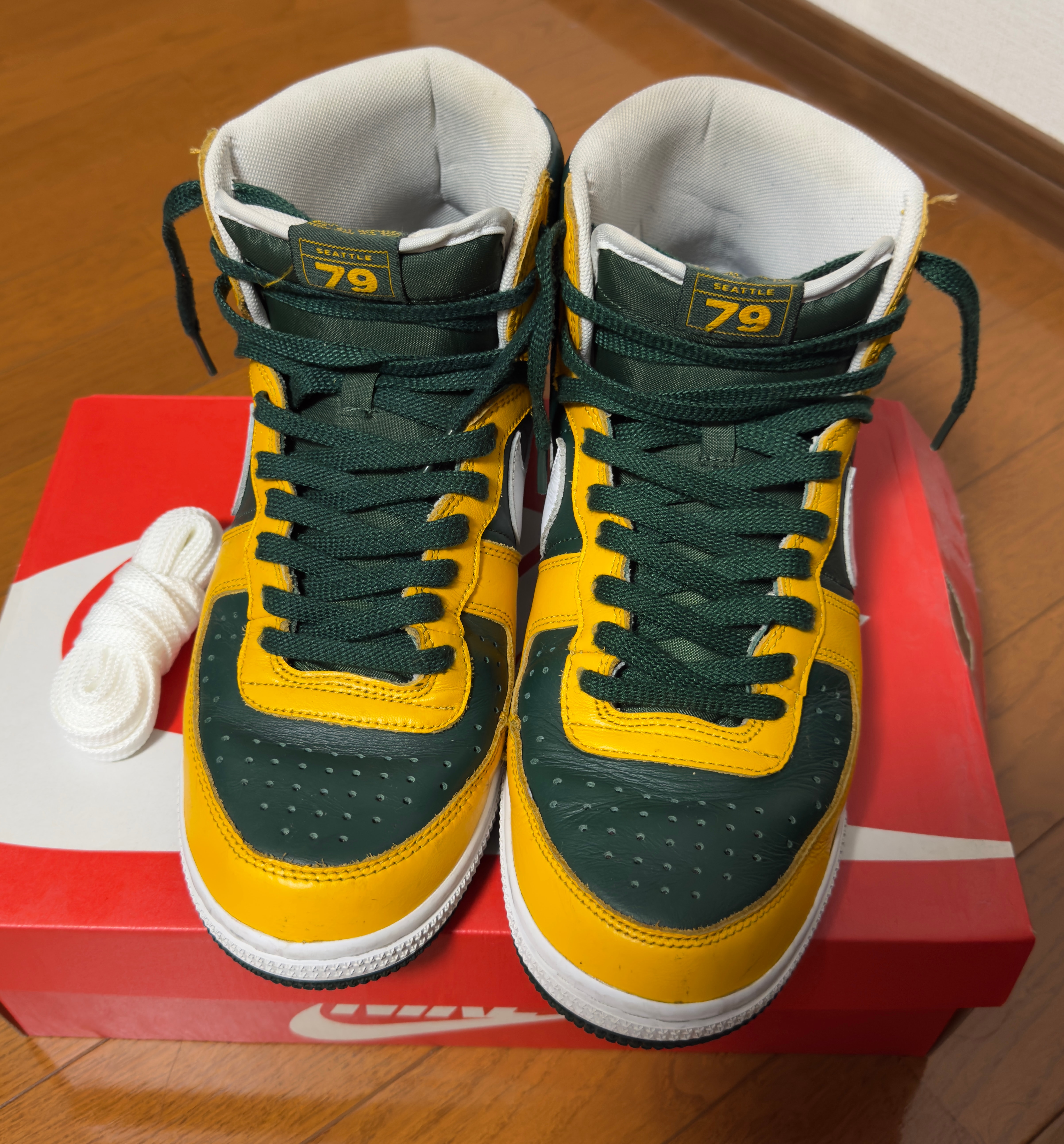 Nike Terminator High "Black Forest and Del Sol"