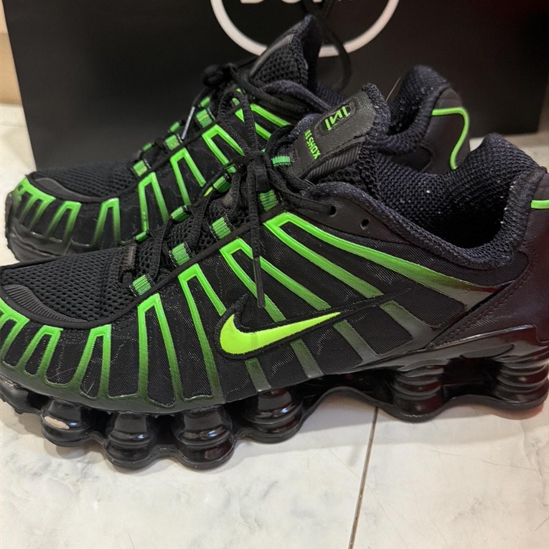 Nike Shox TL "Black/Green Strike"