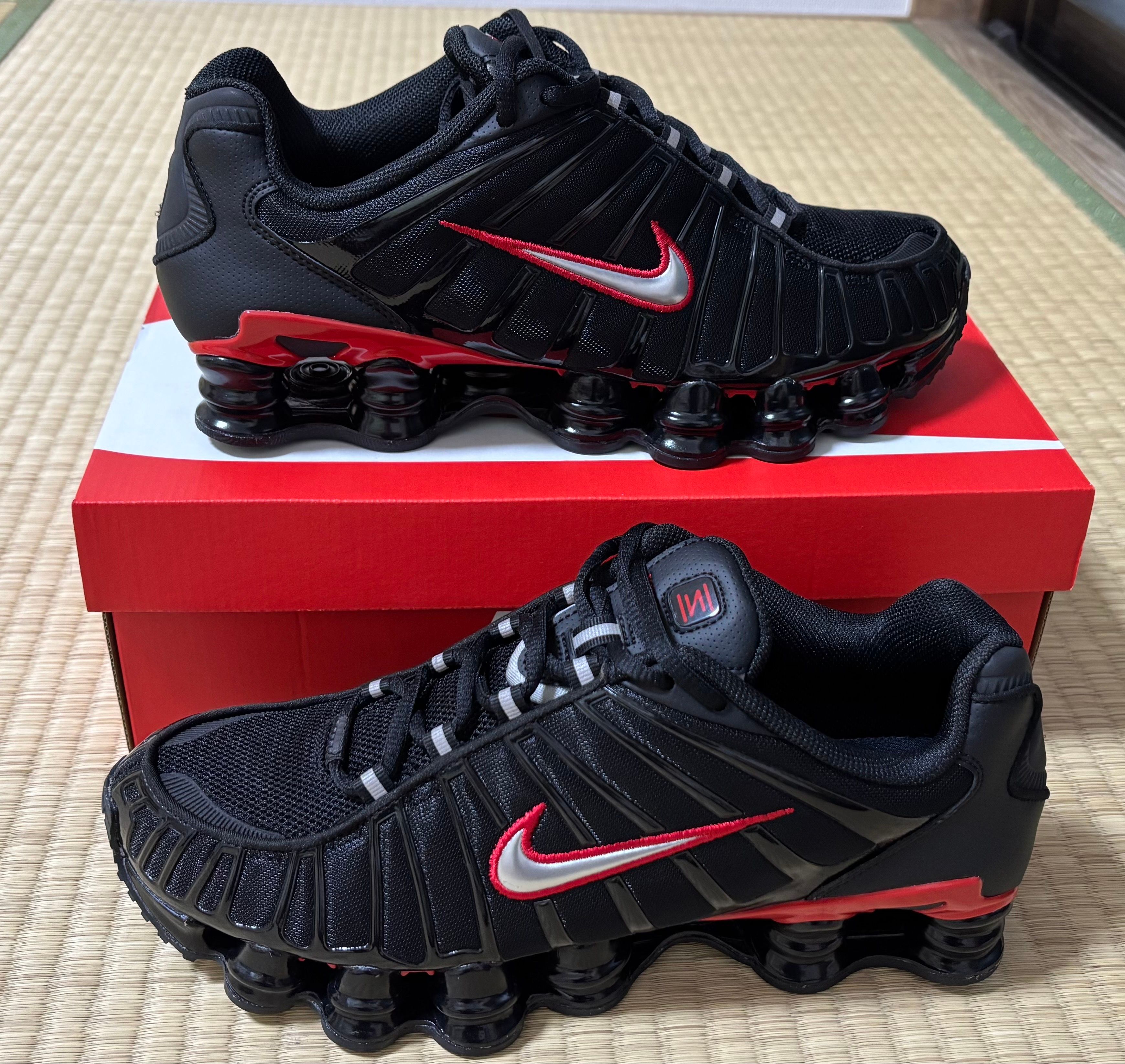Nike Shox TL "Black/University Red/Metallic Silver"